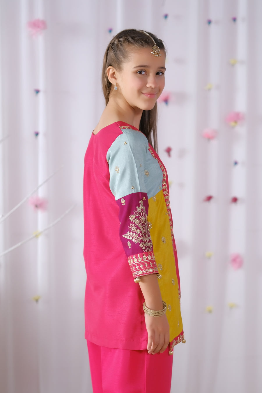 Rangreza 2pcs - Embroidered - Raw Silk - Pre-Order, Festive - Sprinkles Pakistan