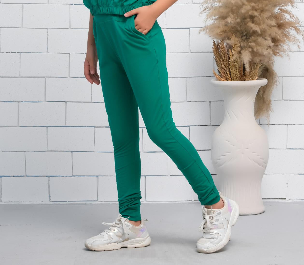 Green - Jogger Pant - Jersey
