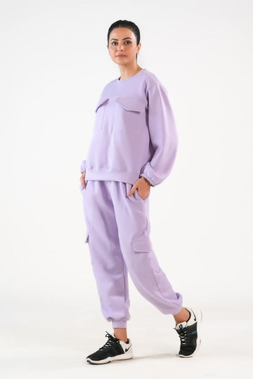 Flappy Lilac - 2pcs Co-Ord Set