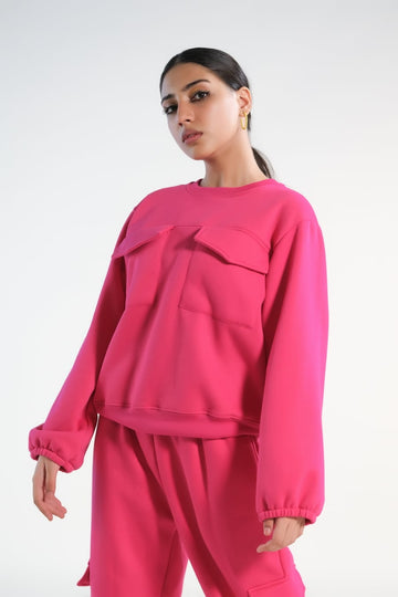 Flappy Hot Pink - 2pcs Co-Ord Set