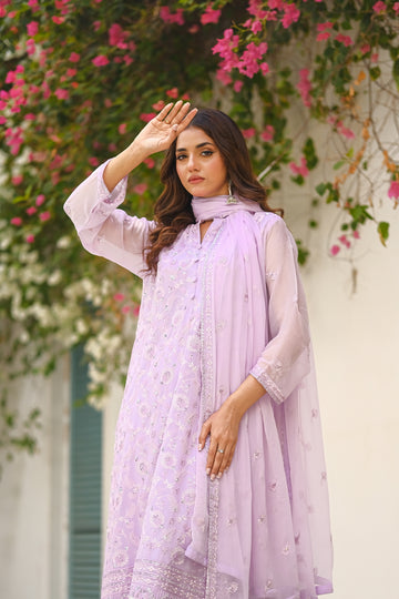 Lavender Dream - 3-Piece Luxury Chiffon