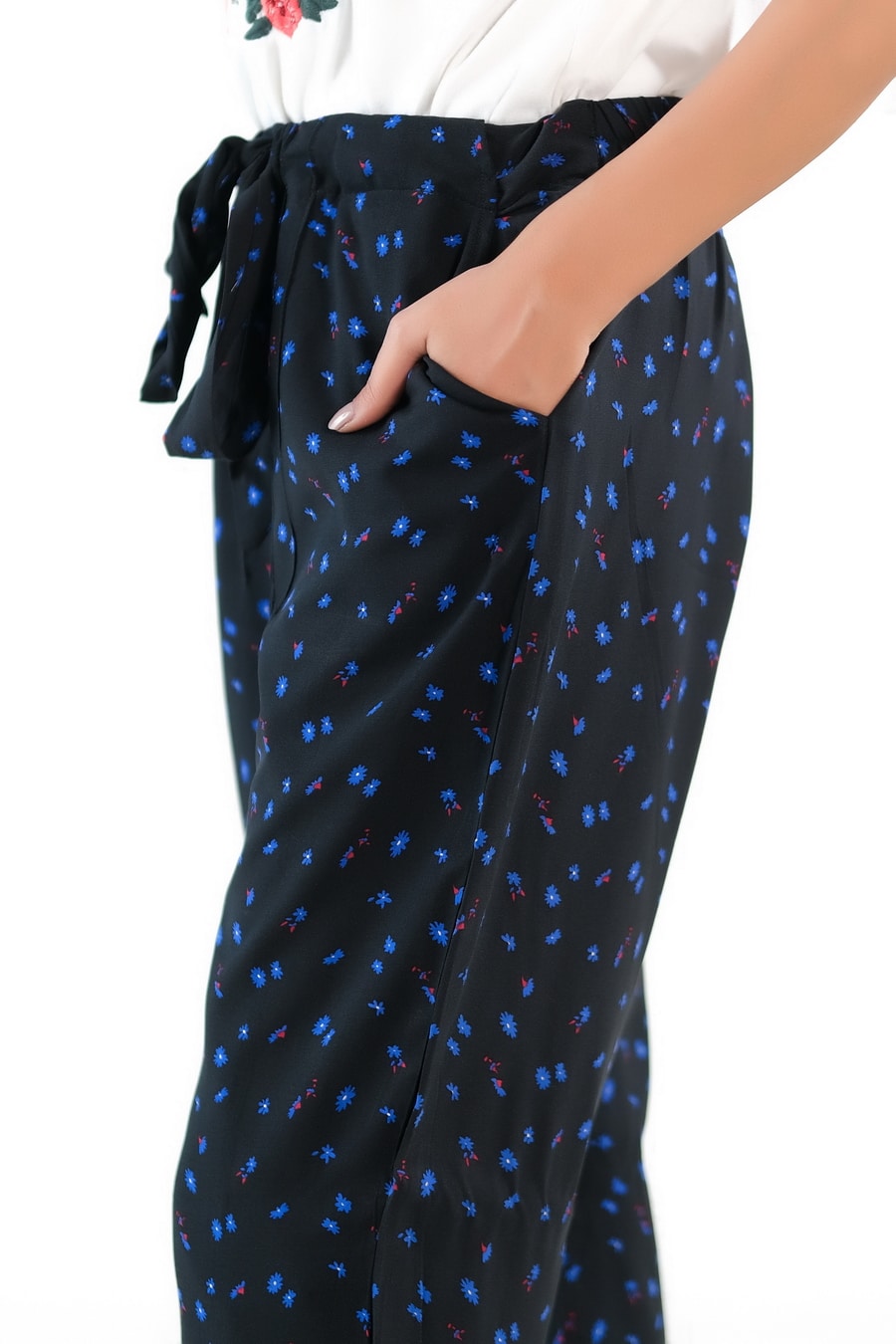 Mini Floral Straight Pant for Kids