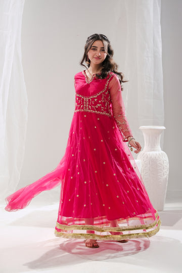 Suhana - 2pcs Embroidered Peshwas