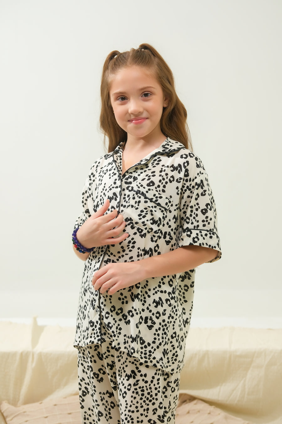 Cozy Leopard Spot - Night Suit - 2pcs