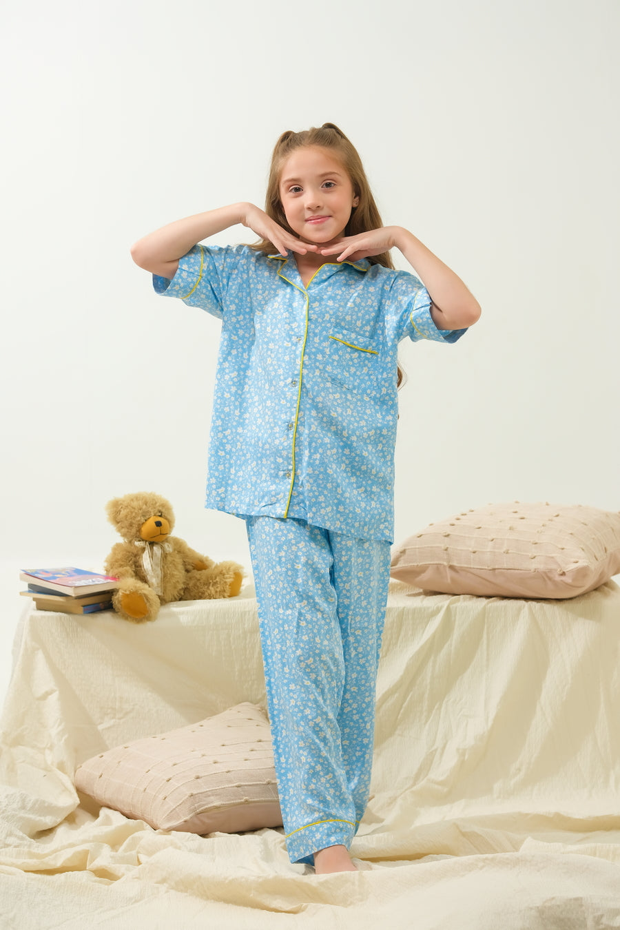 Sky Petal Charm - Night Suit - 2pcs