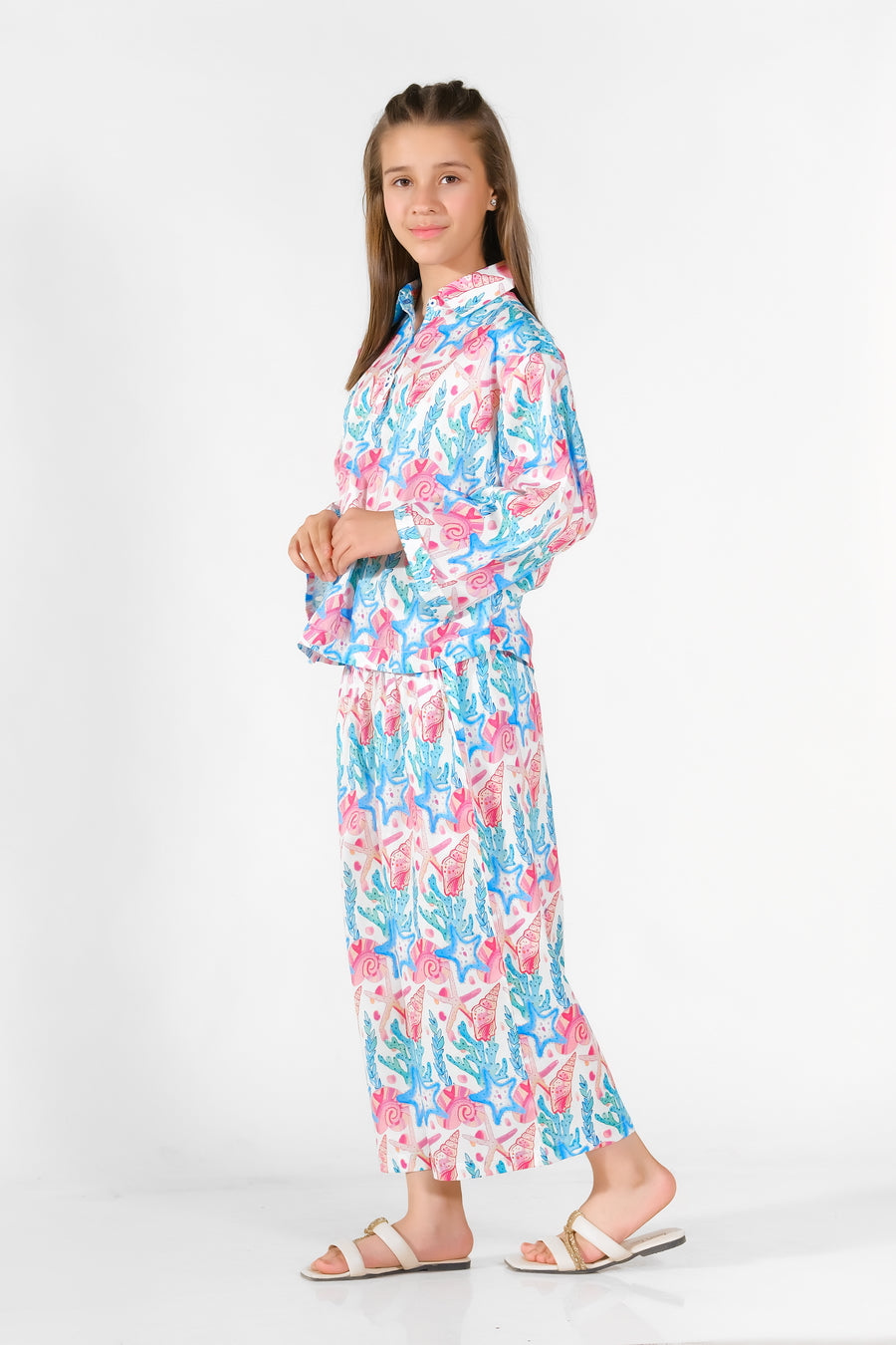 Seashore - 2 Pcs Set - Luxury Lawn