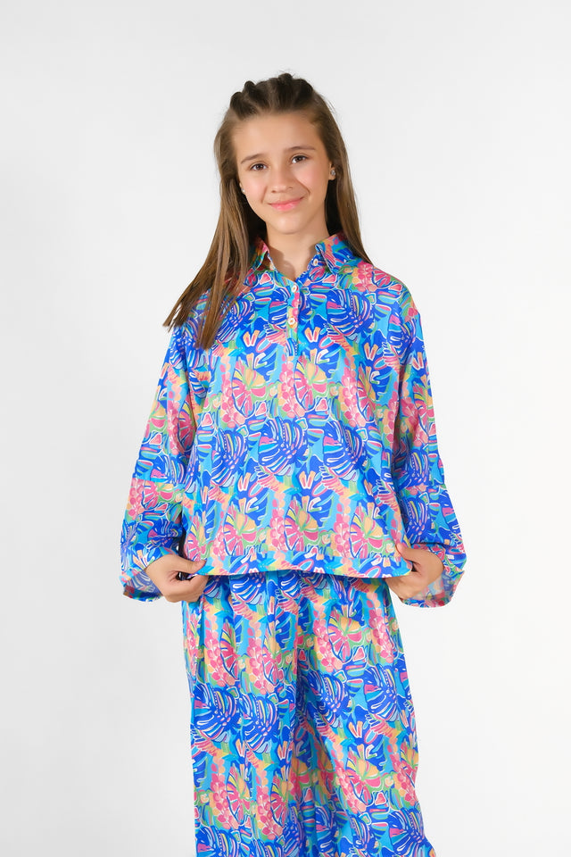 Marine Vines - 2 Pcs Set - Luxury Lawn