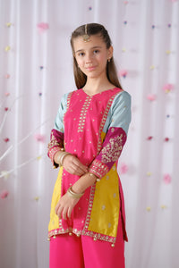 Rangreza 2pcs - Embroidered - Raw Silk - Pre-Order, Festive - Sprinkles Pakistan