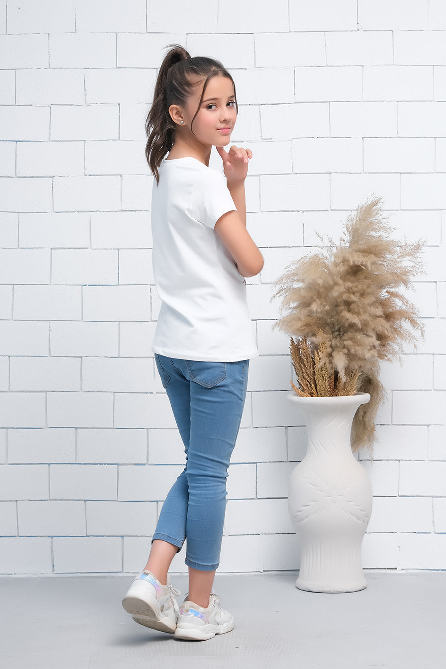 White Short Sleeves Unicorn Print Tee - Cotton - Tee_clearance,grand-sale, t-shirts, kids-clearance - Sprinkles Pakistan