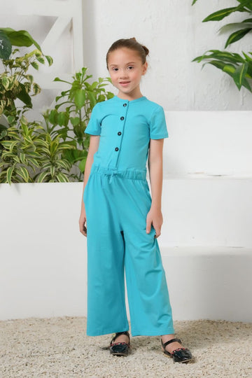 Blue -  Jersey Jumpsuit