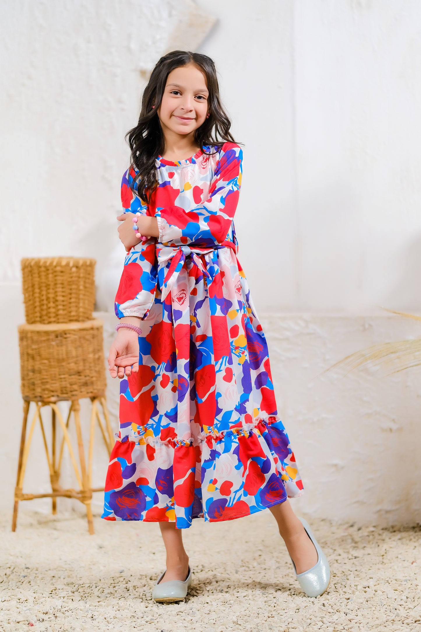 Bold Blossom - Lawn Silk - tunics-kids - Sprinkles Pakistan