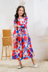Bold Blossom - Lawn Silk - tunics-kids - Sprinkles Pakistan