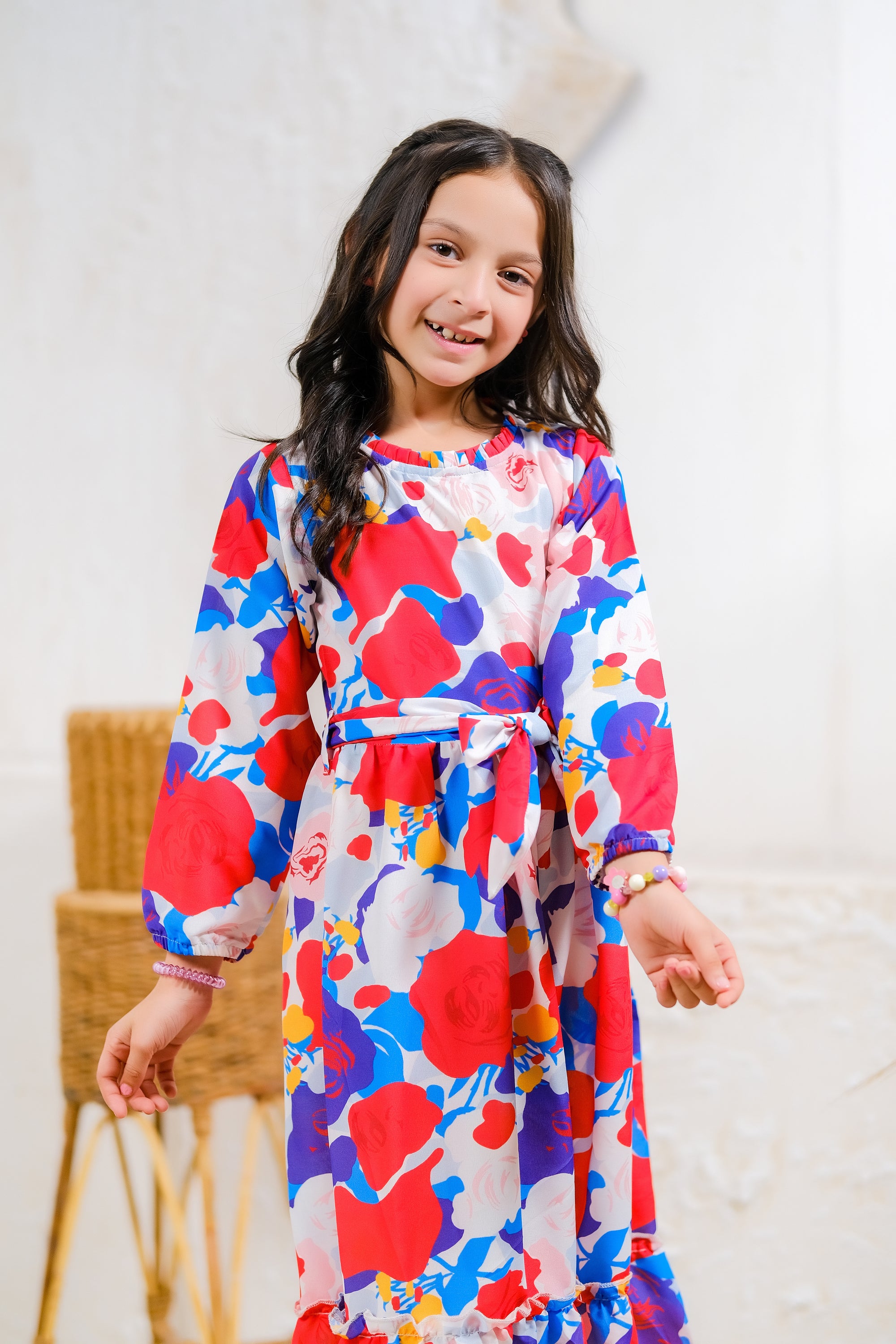 Bold Blossom - Lawn Silk - tunics-kids - Sprinkles Pakistan