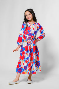 Bold Blossom - Lawn Silk - tunics-kids - Sprinkles Pakistan