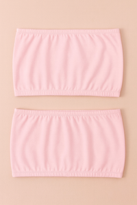 Pack of 2 Girls Solid Bandeau Tube Top - Pink - Lycra Jersey - bralettes, bralettes-underwear - Sprinkles Pakistan