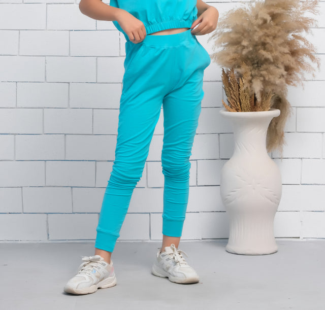 Blue - Jogger Pant - Jersey
