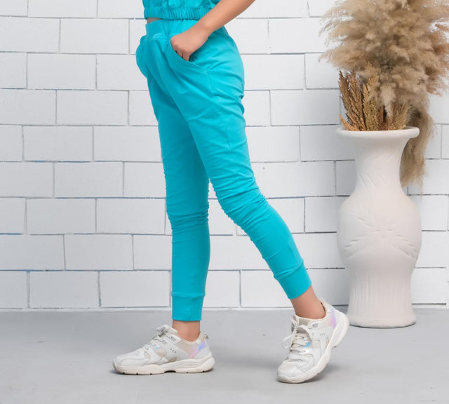 Blue - Jogger Pant - Jersey