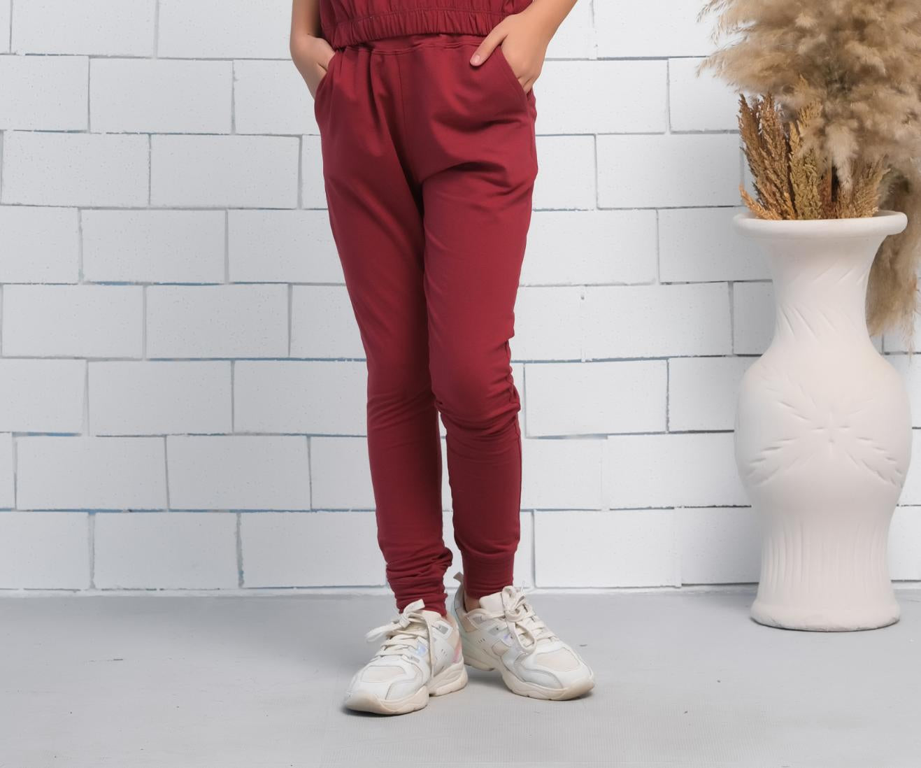 Maroon - Jogger Pant - Jersey