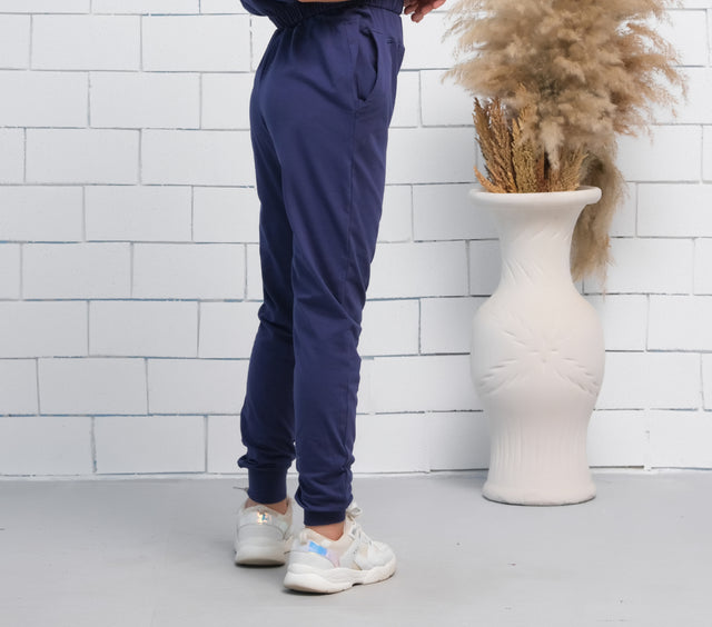 Navy - Jogger Pant - Jersey