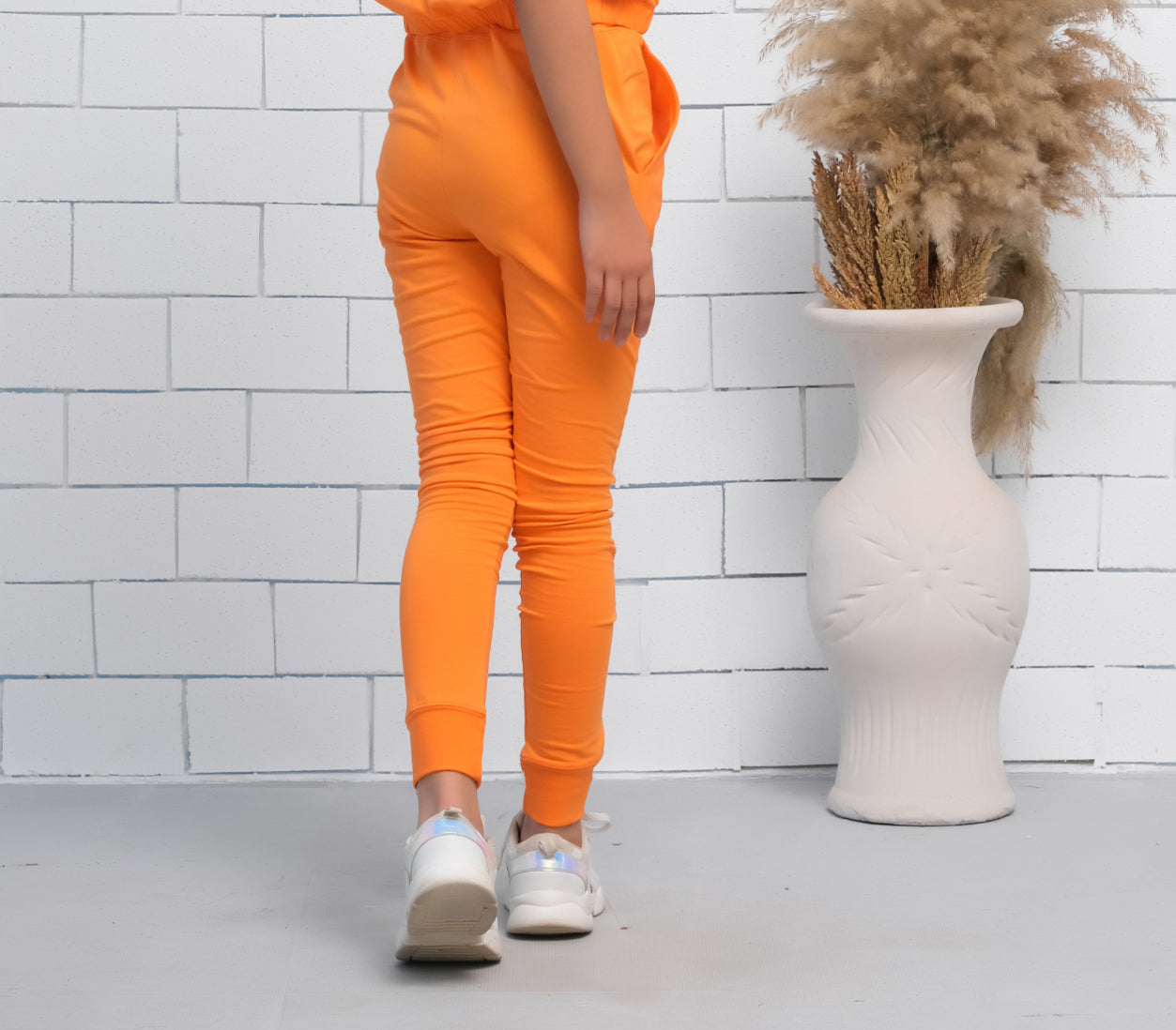 Orange - Jogger Pant - Jersey