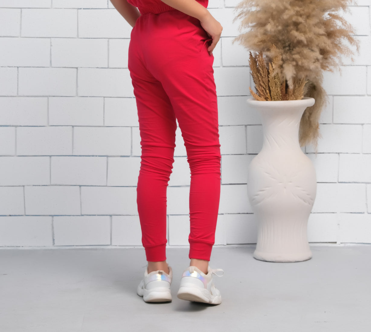 Red - Jogger Pant - Jersey