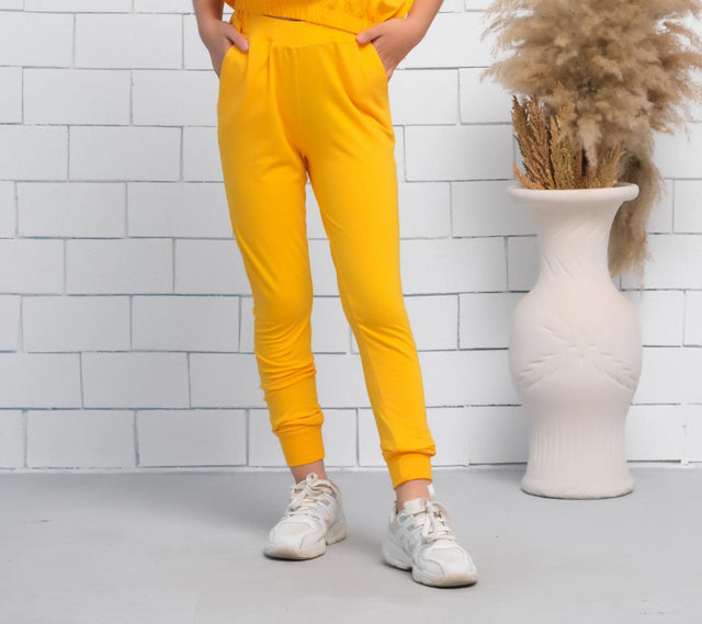 Yellow - Jogger Pant - Jersey