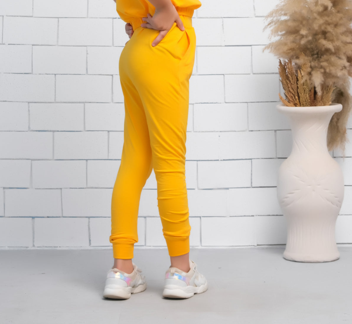 Yellow - Jogger Pant - Jersey
