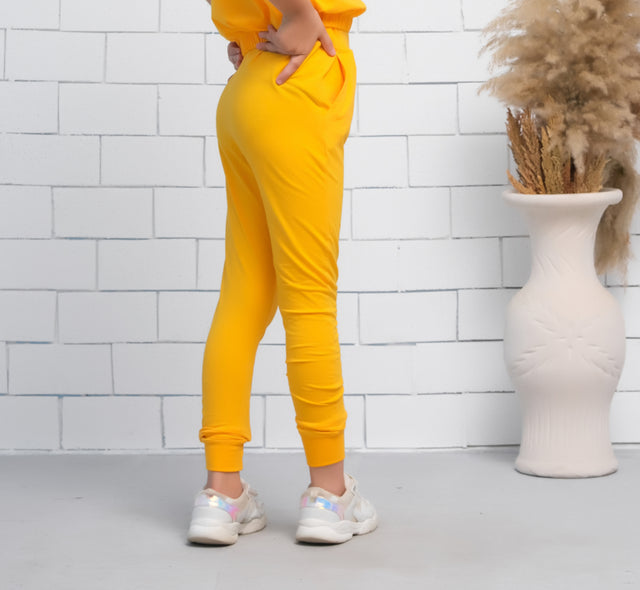 Yellow - Jogger Pant - Jersey