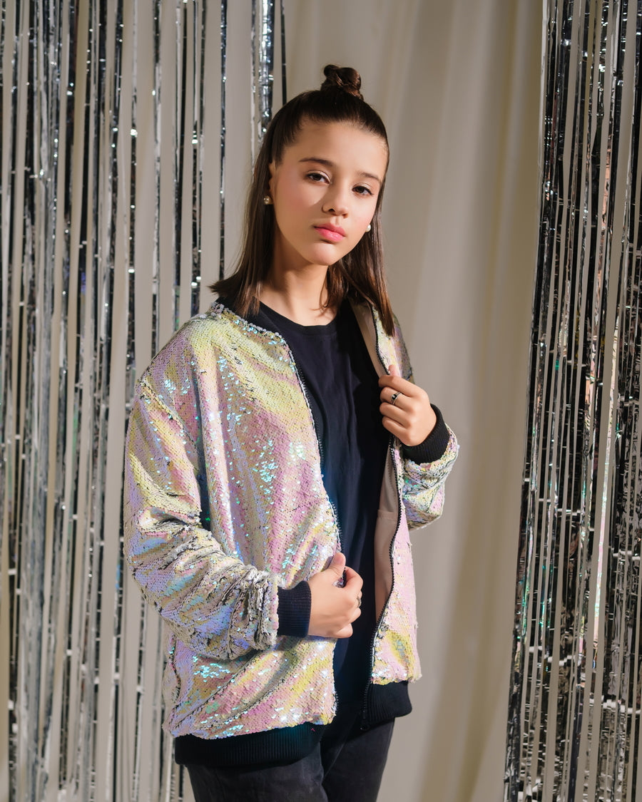Disco Drift - Sequin Jackets - Sequin - coat-jacket, kids, kids-winter, western - Sprinkles Pakistan