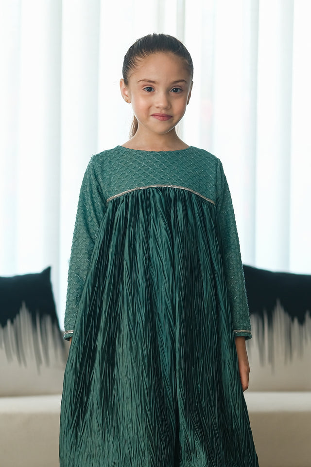 Noor - 1pcs Embellished - Chiffon - tunics-kids, Festive - Sprinkles Pakistan