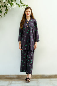 Noir Fruit - 2-Piece Luxury Lawn Set - Luxury Lawn - Lawn, dresses, 2pcs-rtw - Sprinkles Pakistan
