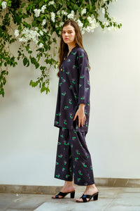 Noir Fruit - 2-Piece Luxury Lawn Set - Luxury Lawn - Lawn, dresses, 2pcs-rtw - Sprinkles Pakistan