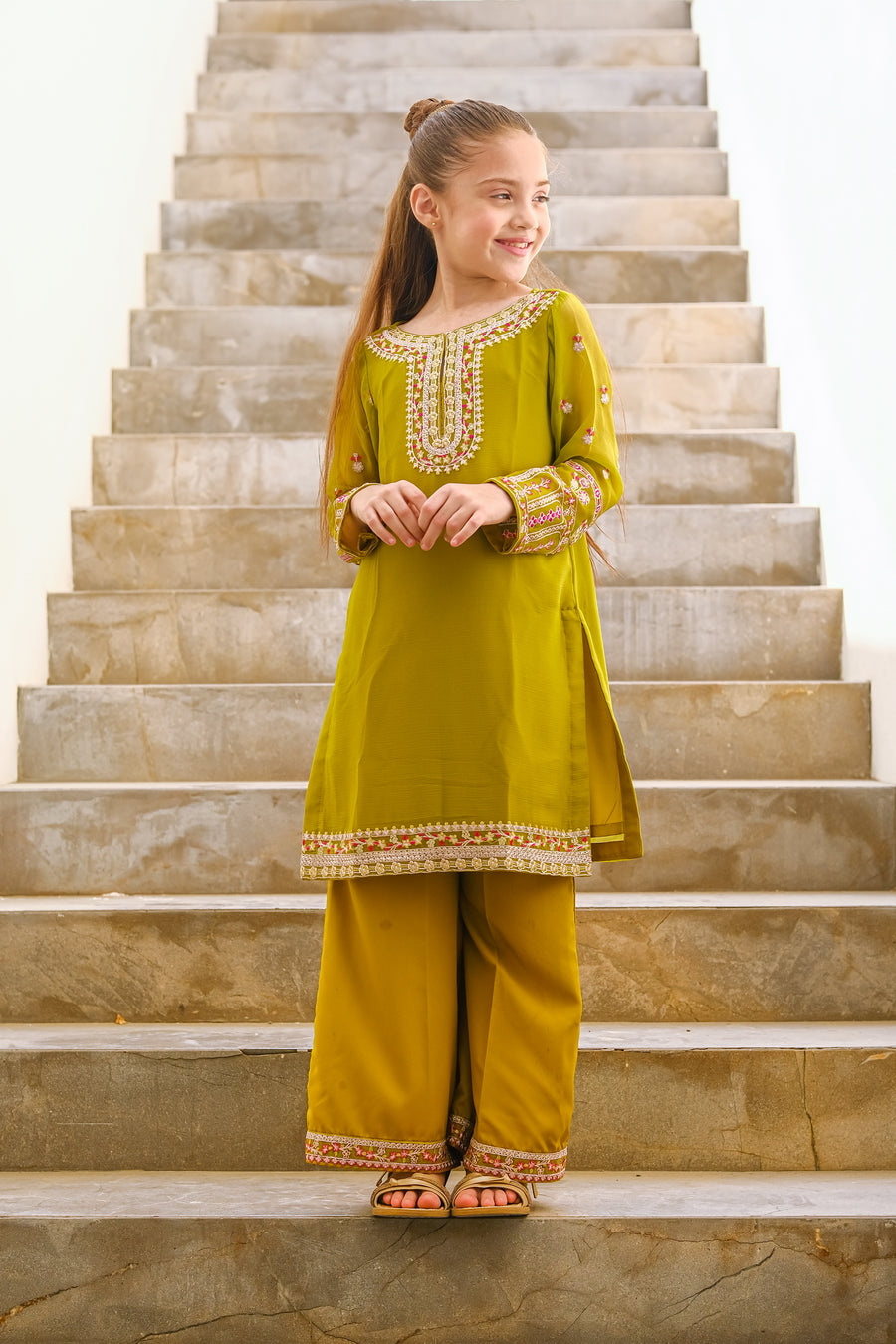 Anaya - 2ps Embroidered