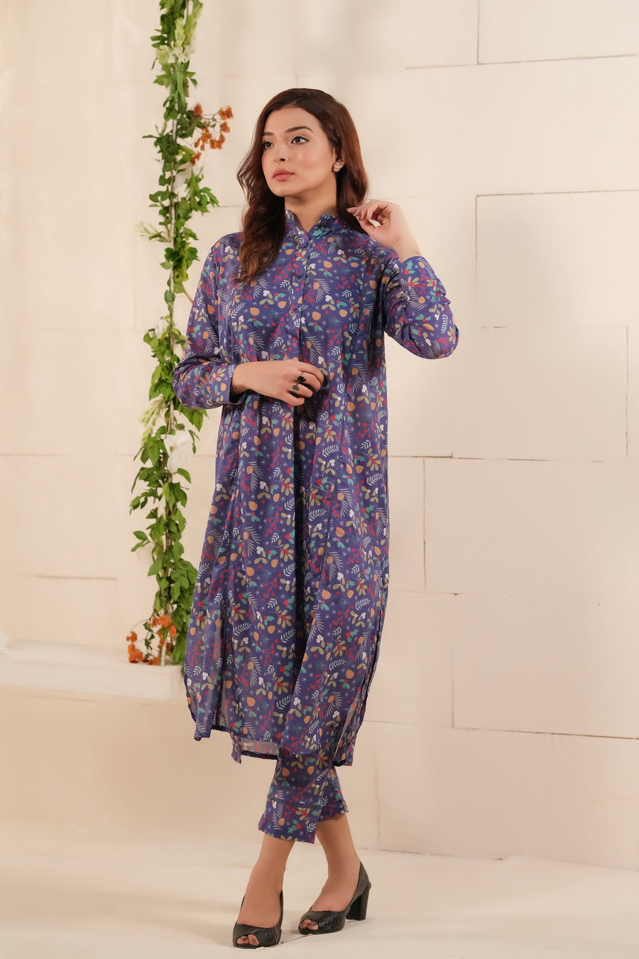 Indigo Breeze Lawn 2 Pcs Ready to Wear Set