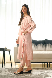 Pastel Bloom - 2pcs - Embroidered - Cotton - 2pcs-rtw - Sprinkles Pakistan