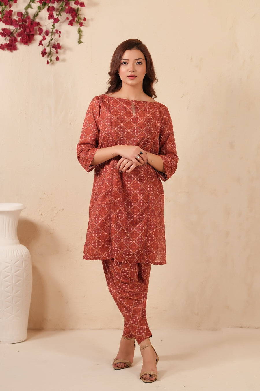 Sundrenched Elegance Lawn 2 Pcs Ready to Wear Set