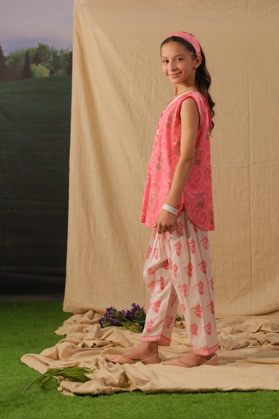 Pink Radiance - 2pcs - Cotton/Lawn - 2pcs-ready-to-wear - Sprinkles Pakistan