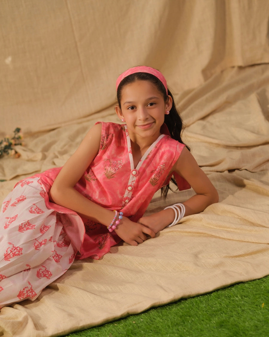 Pink Radiance - 2pcs - Cotton/Lawn - 2pcs-ready-to-wear - Sprinkles Pakistan