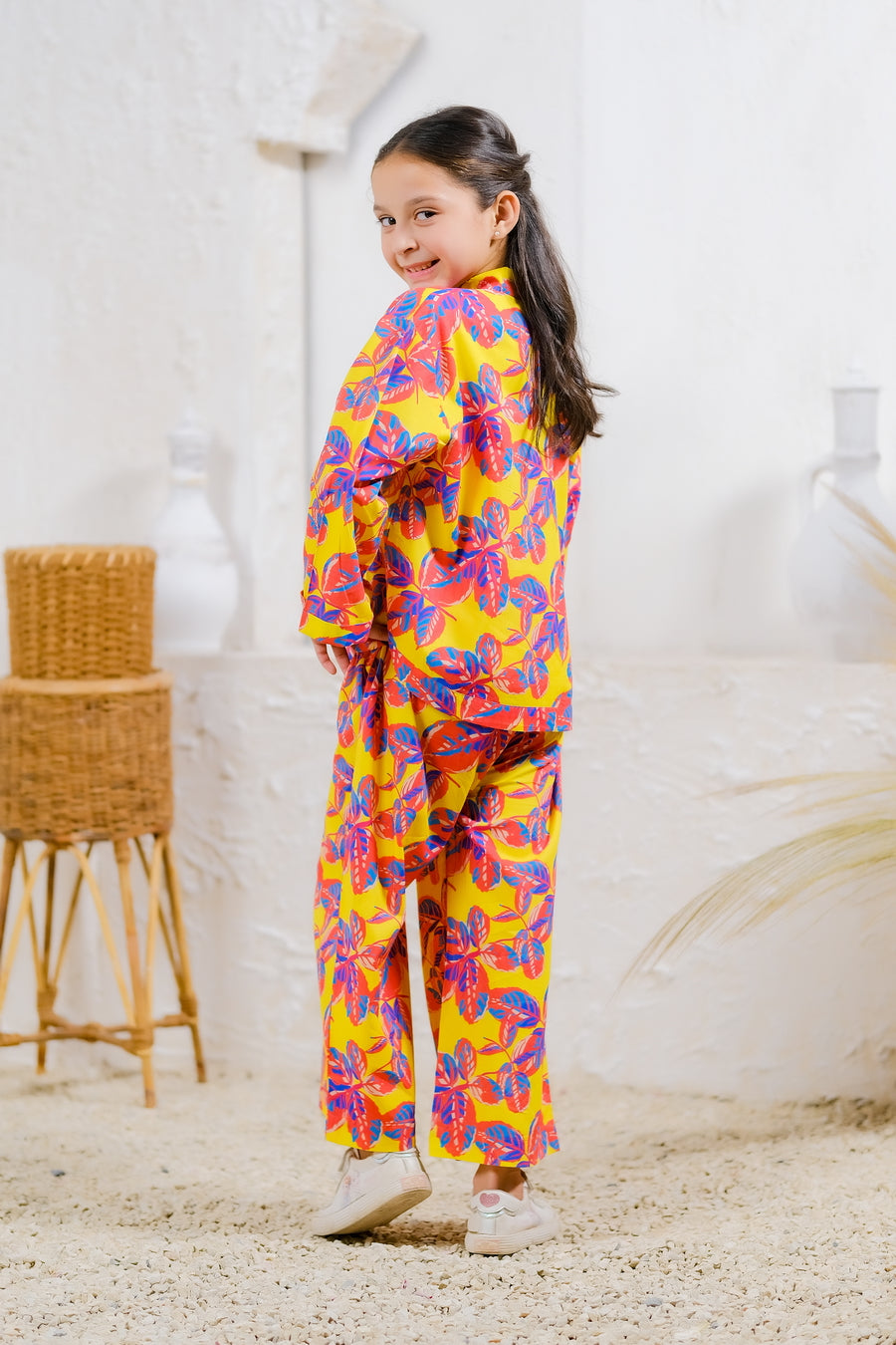 Tropical Blaze - Cambric - co-ord-sets, 2pcs-ready-to-wear - Sprinkles Pakistan