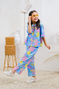 Tropical Dreamscape - Cambric - co-ord-sets, 2pcs-ready-to-wear - Sprinkles Pakistan