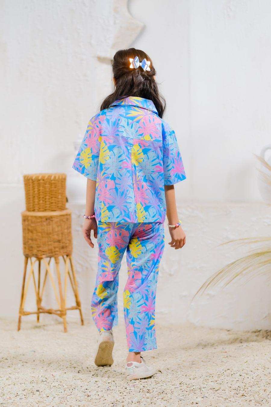 Tropical Dreamscape - Cambric - co-ord-sets, 2pcs-ready-to-wear - Sprinkles Pakistan