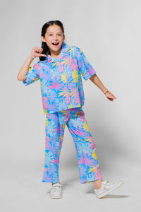 Tropical Dreamscape - Cambric - co-ord-sets, 2pcs-ready-to-wear - Sprinkles Pakistan