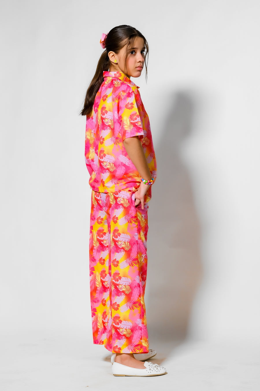 Tropical Sunset - 2pcs - Lawn Silk - co-ord-sets, 2pcs-ready-to-wear - Sprinkles Pakistan