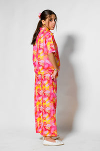 Tropical Sunset - 2pcs - Lawn Silk - co-ord-sets, 2pcs-ready-to-wear - Sprinkles Pakistan