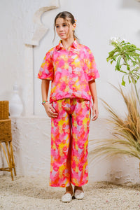 Tropical Sunset - 2pcs - Lawn Silk - co-ord-sets, 2pcs-ready-to-wear - Sprinkles Pakistan