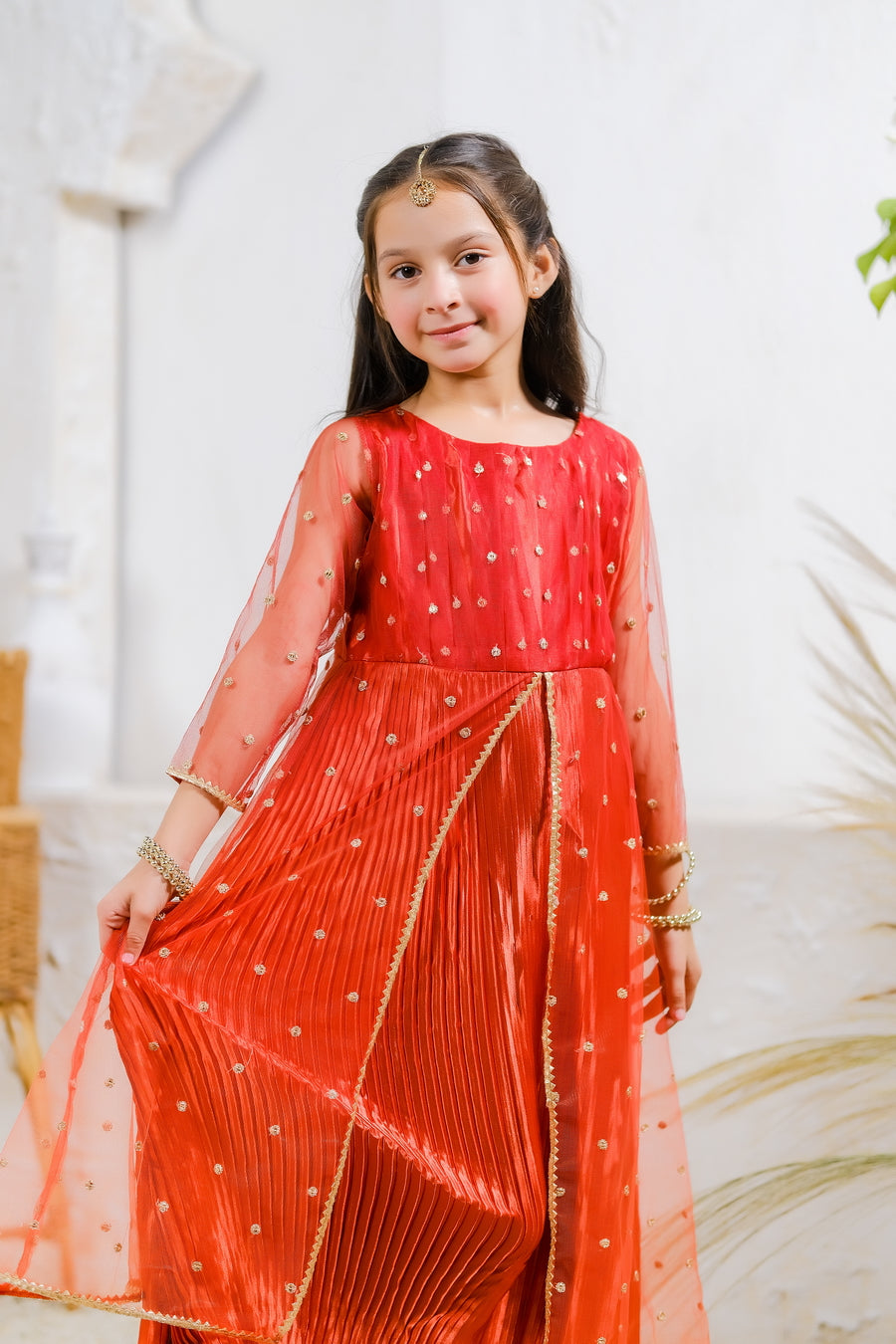 Amber Radiance - 1pc - Embelished