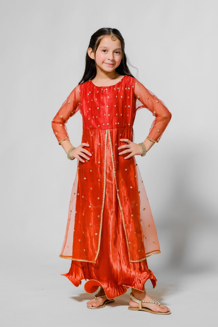 Amber Radiance - 1pc - Embelished