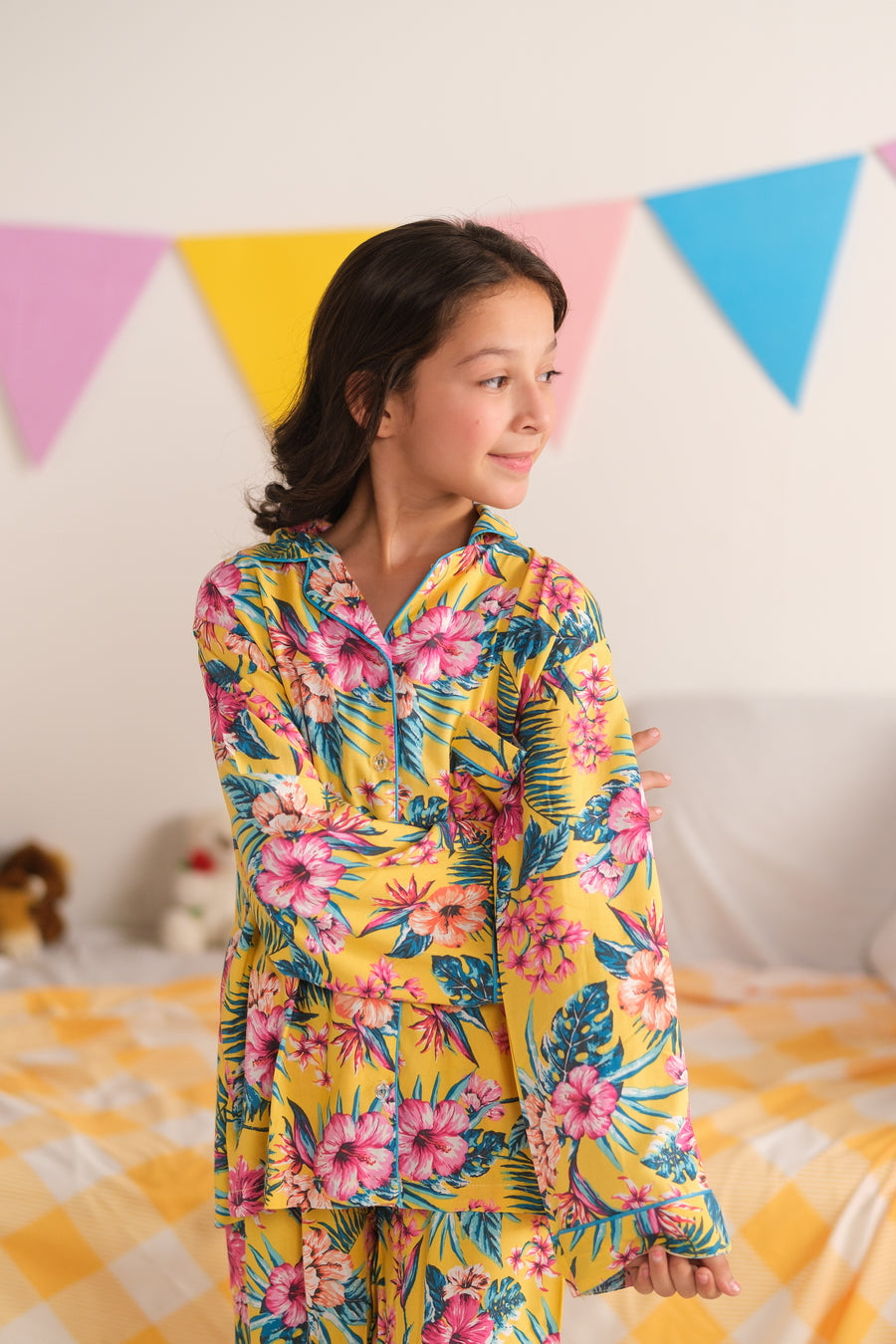 Honeycomb Hues - Night Suit - 2pcs