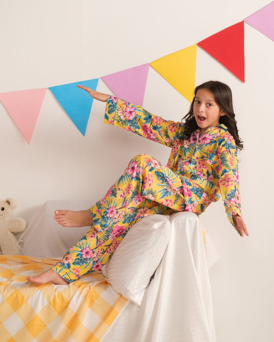 Honeycomb Hues - Night Suit - 2pcs