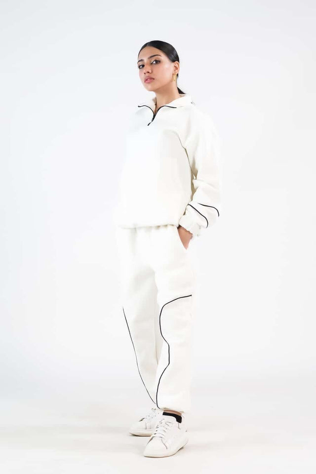 Linear Ecru - 2pcs -  Co-Ord -  Set